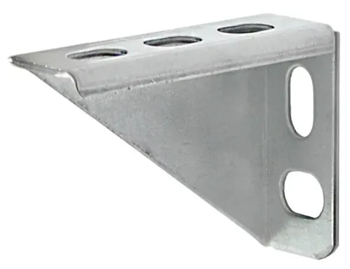 Крепежный уголок Петротех опорный, из оцинкованной стали, серый, размером 100×60×30×2мм / строительство и ремонт