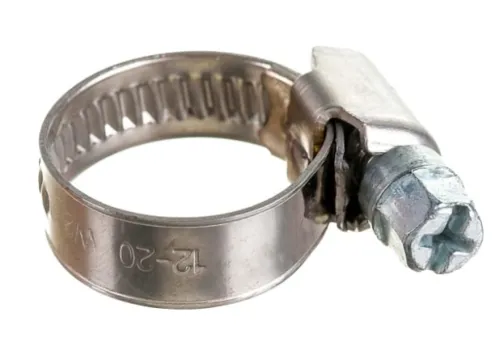 Хомут обжимной MIXTON просечной с болтовым соединением, 12-20мм, 8шт