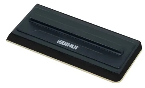 Терка строительная BIHUI / Бихай PTSGRF малярно-штукатурная для затирки съемная, из полиуретана, черная, 240х100мм / инструменты для ремонта