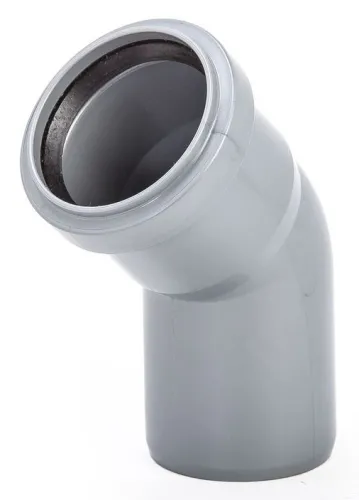 Отвод канализационный Lammin, полипропиленовый, d50мм, Лм35040005030