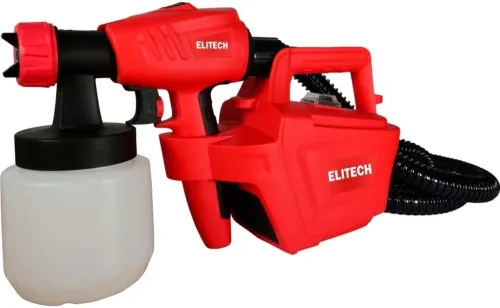Электрический краскопульт Elitech КЭ 0826П, компрессор, 800Вт