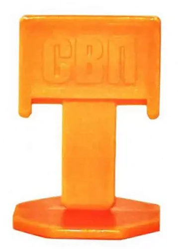 Зажим для выравнивания плитки DECOR / Декор Флажок, пластиковый, оранжевый, 1.4мм, 50шт. / строительство и ремонт