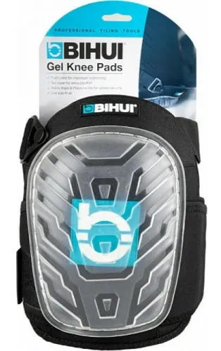 Наколенники BIHUI / Бихай влагостойкие, гелевые, цвет черный, пара / средства защиты
