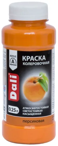 Колер для краски Dali, персиковый, 0.25л