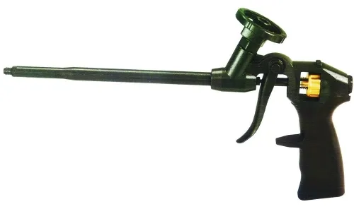 Пистолет для монтажной пены 888 Тефлон механический, в корпусе из металла и пластика, черный / инструменты