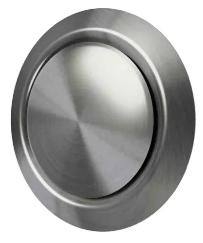 Анемостат ЭРА 10DSV с фланцем D96, серебристый
