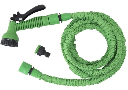 Шланг поливочный Стрейч саморастягивающийся с распылителем, из латекса, диаметр 1/2дюйма, 2.5-7.5м / все для сада