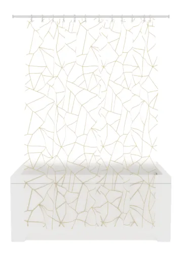 Штора для ванной Fora GOLD GLASS PEVA 200х180см FOR-PV14