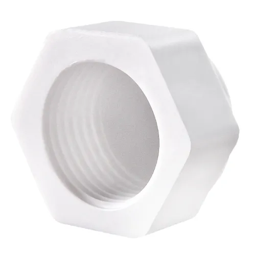 Заглушка канализационная РВК внутренняя с резьбой 1/2" из полипропилена, белый / водоснабжение