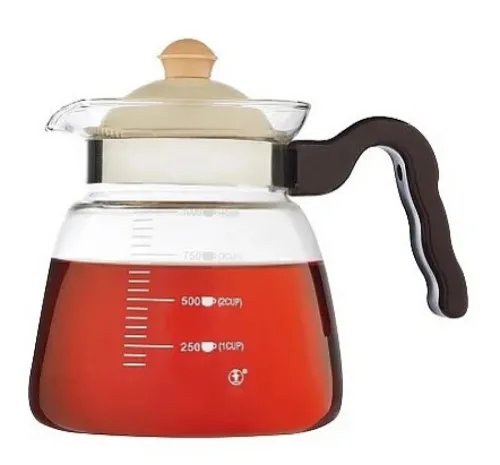 Чайник заварочный Mallony / Маллони Altamarea с крышкой-фильтром, в корпусе из стекла и пластика, прозрачный, 1л / товары для дома