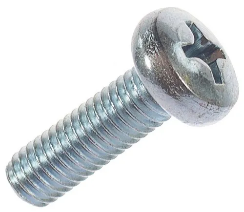 Винт Стройбат DIN 7985 оцинкованный, стальной, 3×30мм, М3, 16шт