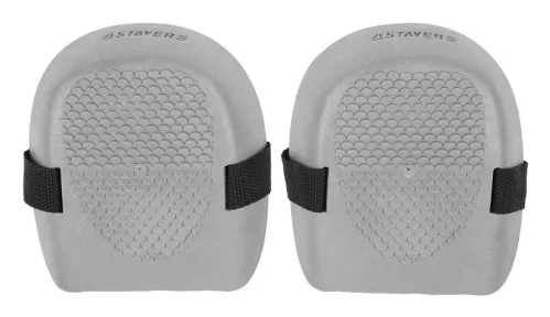 Наколенники Stayer STANDART, резина, серые, пара, 11193_z01