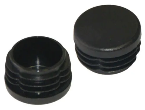 Заглушка для труб РосДюбель круглая, из пластика, черная, диаметр 57мм, 1шт. / крепеж и фурнитура