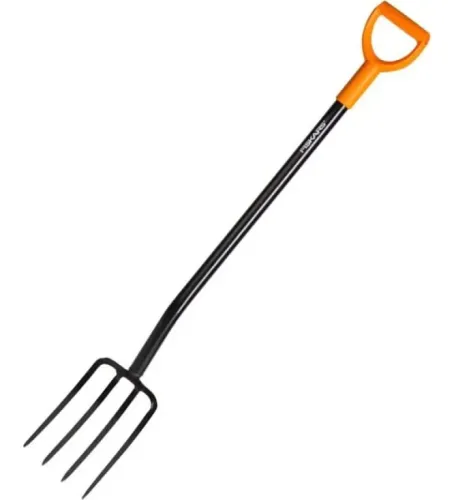 Вилы Fiskars Solid для огорода с черенком, длина 120см