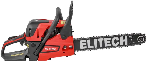 Бензопила Elitech ПБ 4523C, полотно 38см, 0.325 дюйма, 64 звена