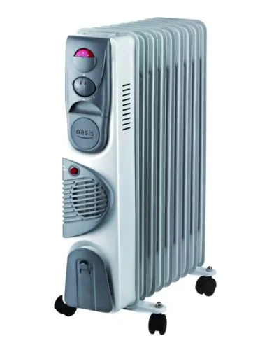 Масляный радиатор Оазис BB-20T, 2000Вт, 20м², серый