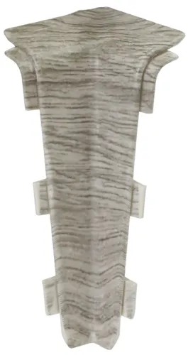 Внутренний угол Salag Lima, ПВХ, дуб шведский, 72×30мм LYTW08