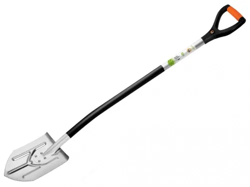 Лопата штыковая FINLAND / Финланд Акапулько сварная, с черенком, из стали, 123см / садовый инструмент