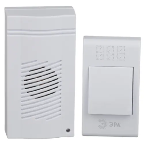 Звонок дверной ЭРА C51 беспроводной, 32 мелодии, белый / товары для дома