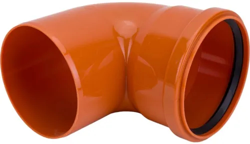 Отвод канализационный Lammin полипропилен d110мм 87.5 Lm36020011090