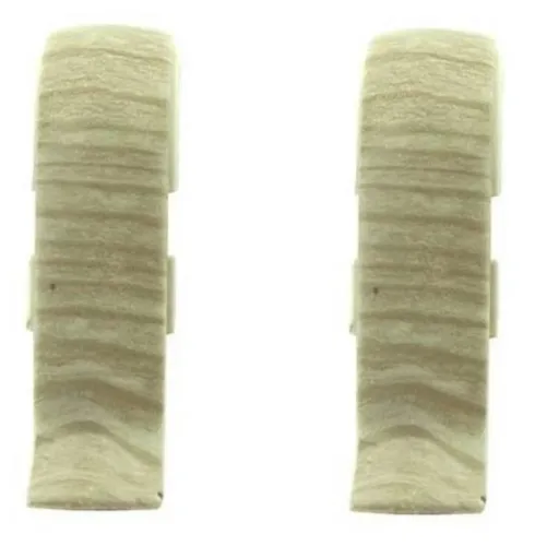 Соединитель для плинтуса Salag, ПВХ, серый, 56х23мм, 2шт, NG0EC3