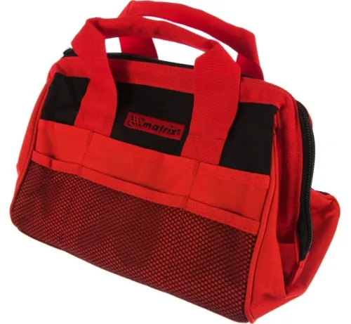 Сумка для инструментов Matrix, 90259, полиэстер, красная, 320х215х250мм