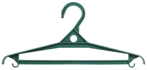 Вешалка плечики Рыжий кот для одежды, пластиковая с перекладиной, размер 48-50, в упаковке 1шт. / товары для дома