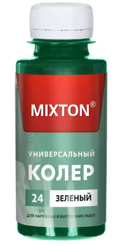 Колер для краски MIXTON паста универсальная, 0.1л, зеленый