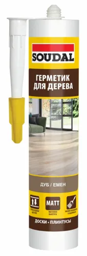 Герметик акриловый Soudal / Судал паркетный, цвет дуб, 280мл / строительство и ремонт
