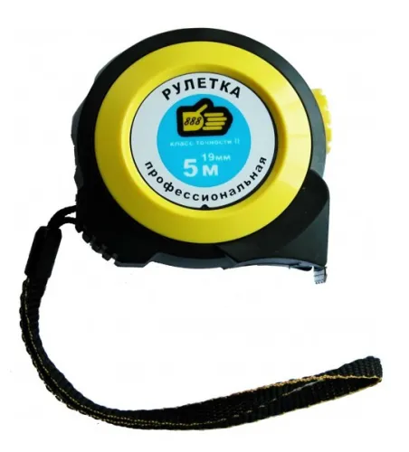 Измерительная рулетка 888 с автостопом, 10м, артикул 3016205