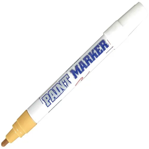 Маркер Munhwa / Мунхва PM-08 краска, в алюминиевом корпусе, желтый, линия 4мм / инструменты