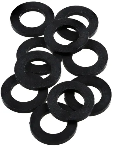 Прокладка сантехническая MasterProf / МастерПроф для герметизации резьбовых соединений, из резины, черная, диаметр 3/4", 10шт. / водоснабжение