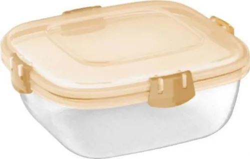 Контейнер пищевой Sugar&Spice / Шугар&Спайс Fresh Barberry с крышкой, из пластика, прозрачный, 350мл / хранение продуктов