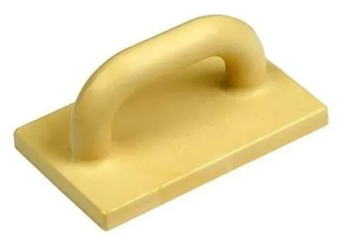 Терка строительная 888 малярно-штукатурная, из пенополиуретана, желтая, 120х190мм / инструменты для ремонта