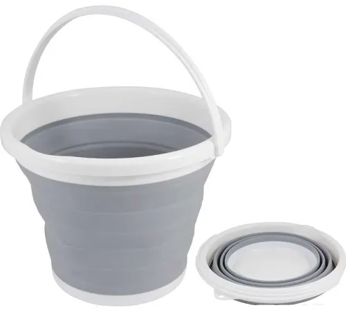 Ведро Рыжий кот складное, круглое, полипропилен, 10л