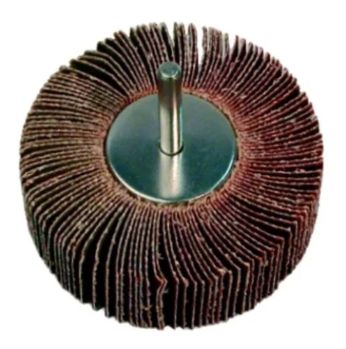 Круг лепестковый торцевой 888 шлифовальный со шпилькой, Р80, посадочный диаметр 25мм, 80мм / оснастка