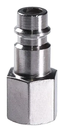 Переходник Fubag / Фубаг прямой рапид (штуцер) с внутренней резьбой, из стали, 1/4"F / оснастка инструмента