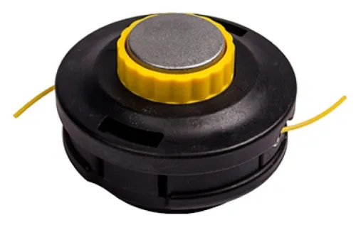 Головка триммерная Champion / Чемпион HT55 повышенной прочности, полуавтомат, черная, леска 2.4мм, крепление М10×1.25 левая / садовая техника