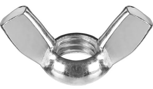 Гайка MIXTON / Микстон барашковая, из оцинкованной стали, М5, 4шт. / крепеж