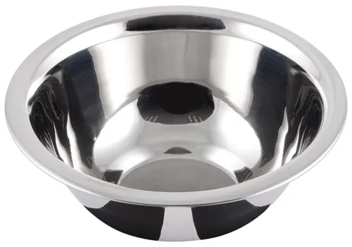 Миска Mallony Bowl-Roll-14, 450мл, нерж. сталь, серебристая