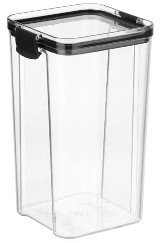 Контейнер пищевой Mallony / Маллони IDEA с крышкой, из полипропилена, прозрачный, 1300мл / хранение продуктов