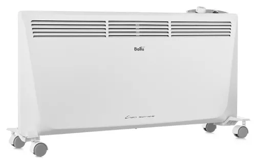 Конвектор электрический Ballu / Баллу Enzo BEC/EZMR-2000 в металлическом корпусе, белый, 830х400х100мм, 2кВт, площадь обогрева 25м², IP24 / климатическая техника