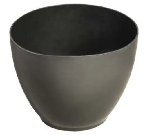 Емкость строительная 0608-1 для гипса высокая гибкая, из пластика, цвет черный, объемом 0.7л / инструменты для ремонта и строительства