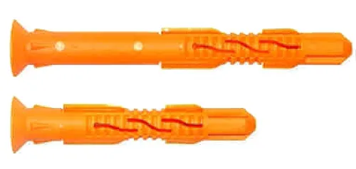 Рамный дюбель РосДюбель, пластиковый, оранжевый, 14×100мм, 50шт