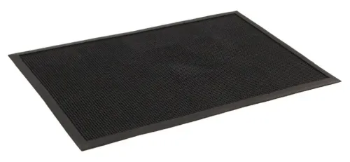 Коврик придверный Sunstep Иголочки, резина, черный, 60×90см, 31-066