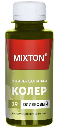 Колер для краски MIXTON, цвет 29 оливковый, 0.1л