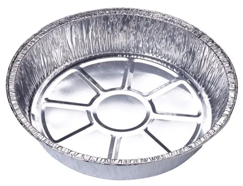 Форма для выпечки и запекания Mallony / Маллони LAMINA одноразовая, круглая, из алюминиевой фольги, 20.5×20.5×4.7см / посуда для приготовления