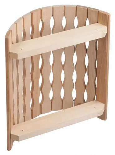 Абажур для бани Банные штучки Косичка угловой, из древесины липы, бежевый, 27×11×31см / товары для дома