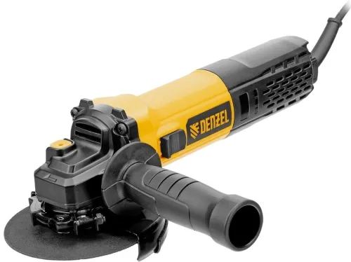 Шлифмашина угловая Denzel / Дензель AGB125-1700 сетевая, посадочный диаметр 20мм, диск 125мм, 11000об/мин, 1700Вт / болгарка
