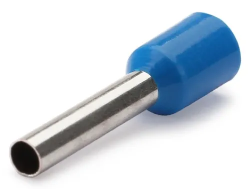Кабельный наконечник Navigator / Навигатор 71909 NET-E2508-В10 гильза втулочный медный полиамидная изоляция синий, для провода сечением 2.5мм², 10шт. в упаковке / электрика